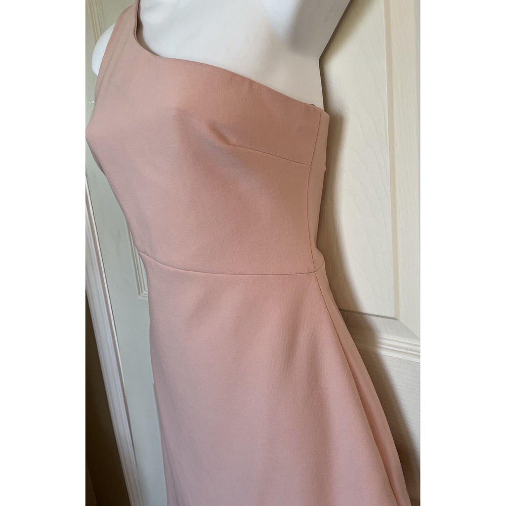 Cinq A Sept Stella Asymmetrical One Shoulder Formal Dress Pink Womens 6 - Picture 5 of 15